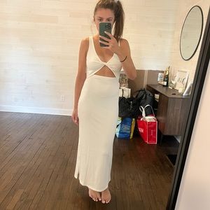 L*SPACE Nico dress cream worn once, dry cleaned size medium